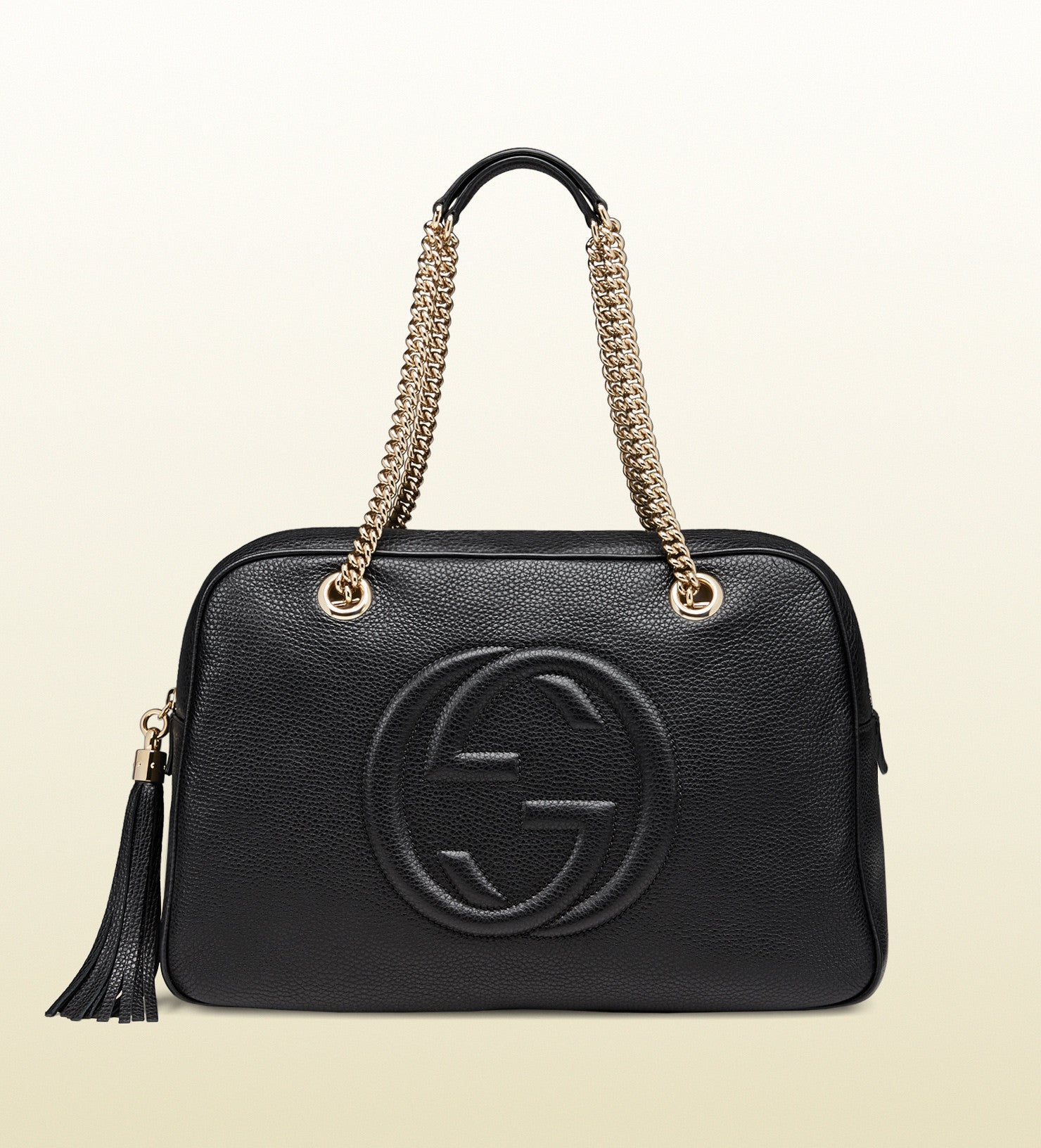 Gucci soho black leather chain medium shoulder bag Outlet